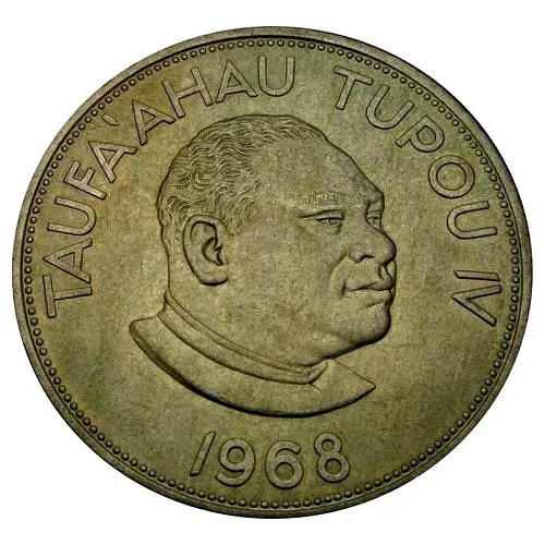2 паанга 1968 [Тонга]