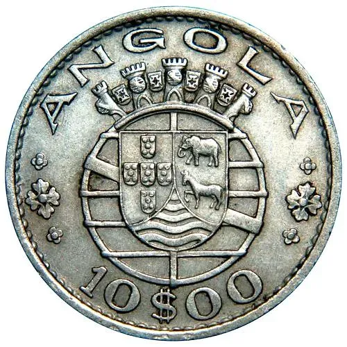 10 эскудо 1969 [Ангола]