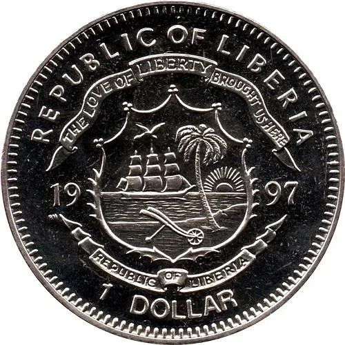 1 доллар 1997, Вторая мировая война - Операция Chastise (рейд на дамбы) [Либерия]
