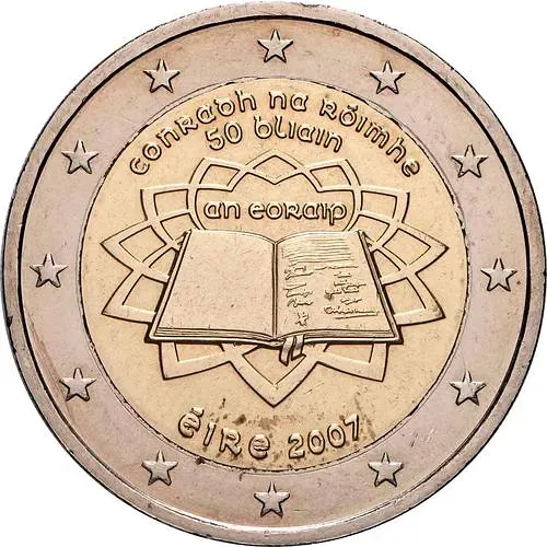 2 евро 2007, 50 лет подписания Римского договора [Ирландия]