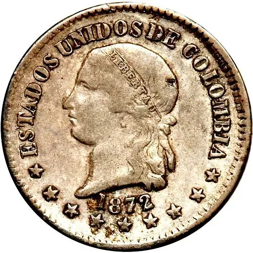 1 десимо 1868-1874 [Колумбия]