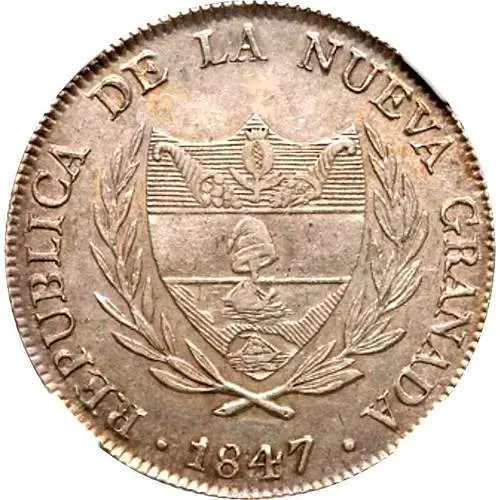 8 реалов 1847 [Колумбия]