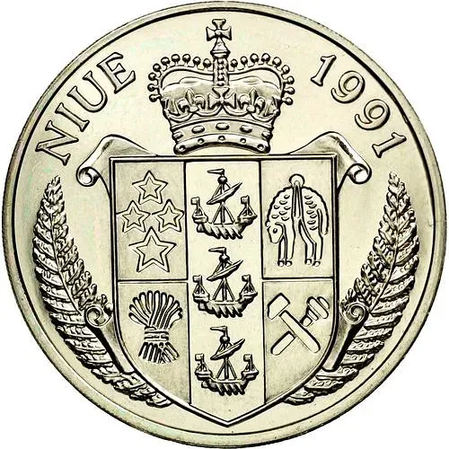 5 долларов 1991, баскетбол [Ниуэ]