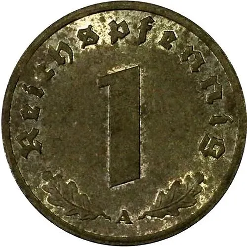 1 рейхспфенниг 1945 [Германия / Третий рейх]