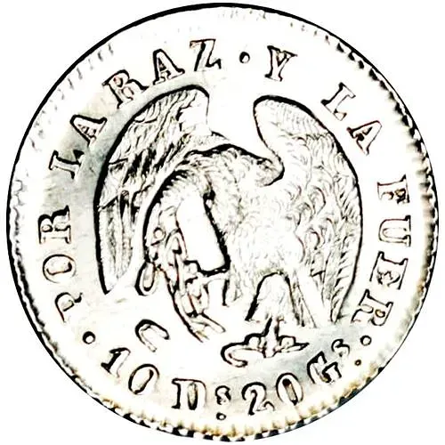 ½ реала 1838-1840 [Чили]