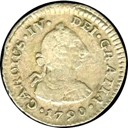 ½ реала 1789-1791 [Перу]