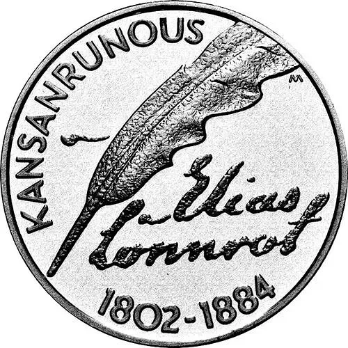 10 евро 2002, 200 лет со дня рождения Элиаса Лённрота [Финляндия]