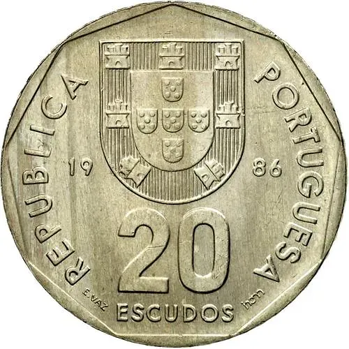 20 эскудо 1986 [Португалия]
