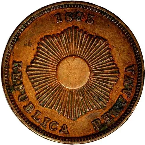 2 сентаво 1895 [Перу]