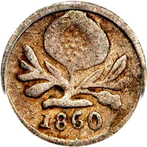 ¼ десимо 1860-1862 [Колумбия]