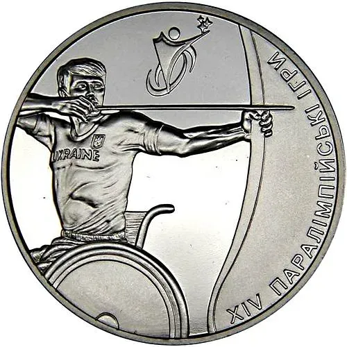2 гривны 2012, паралимпийские игры [Украина]