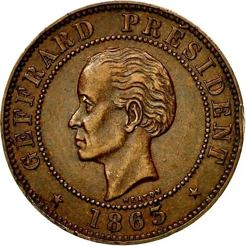 10 сантимов 1863 [Гаити]