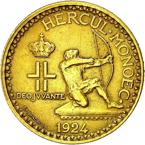 2 франка 1924 [Монако]