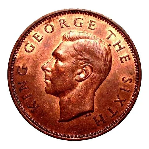 1/2 пенни 1950 [Новая Зеландия]