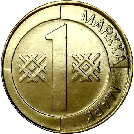 1 марка 1996, M [Финляндия]