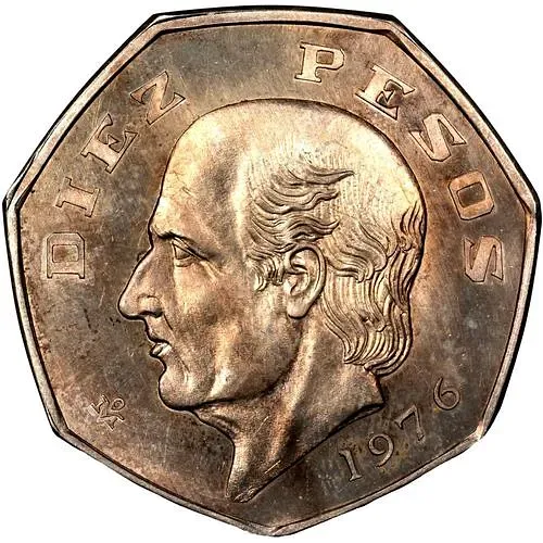 10 песо 1976 [Мексика]