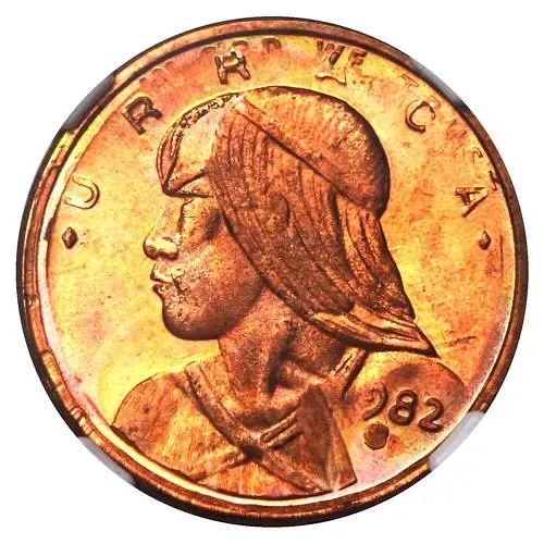 1 сентесимо 1982, UN CENTESIMO [Панама]