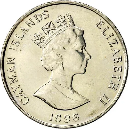 25 центов 1996 [Каймановы острова]