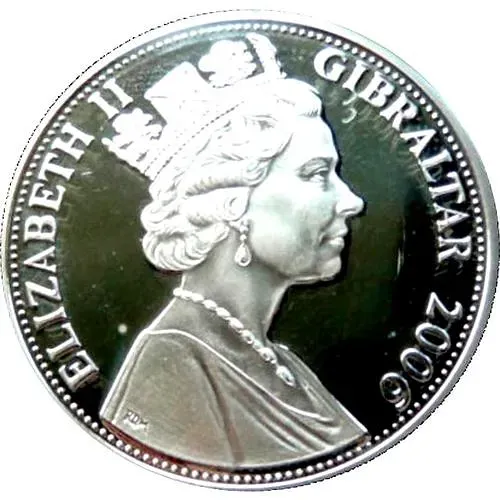 1 крона 2006, 80 лет со дня рождения Королевы Елизаветы II - четыре портрета [Гибралтар]