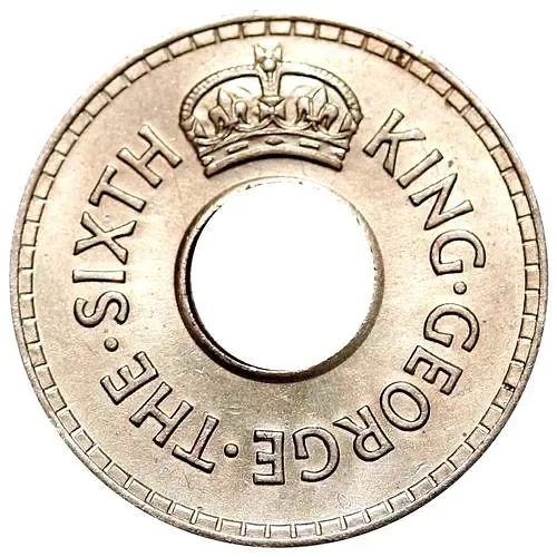 1/2 пенни 1949 [Фиджи]