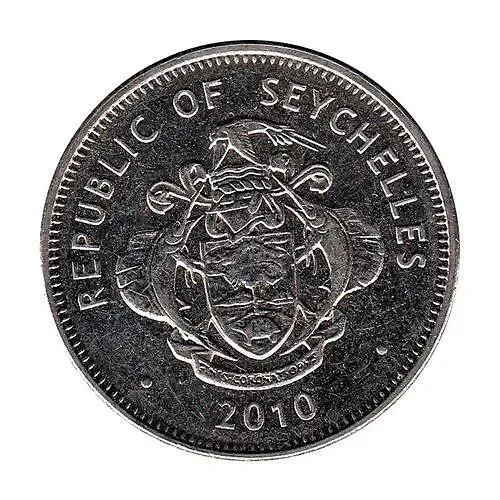 1 рупия 2010, медно-никелевый сплав (не магнетик) [Сейшельские Острова]