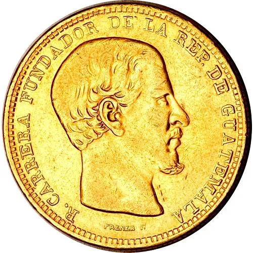 20 песо 1869 [Гватемала]