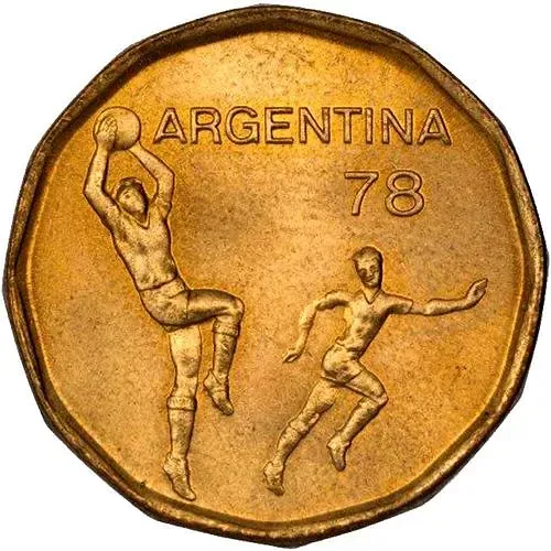 20 песо 1978, Чемпионат мира по футболу, Аргентина 1978 [Аргентина]