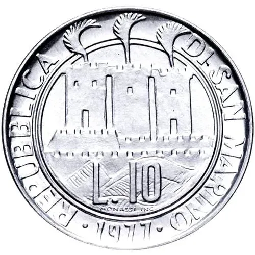 10 лир 1977, Экология [Сан-Марино]