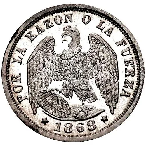 ½ десимо 1867-1881 [Чили]