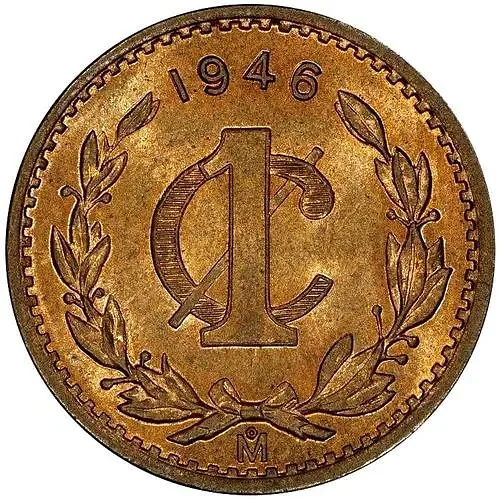 1 сентаво 1946 [Мексика]
