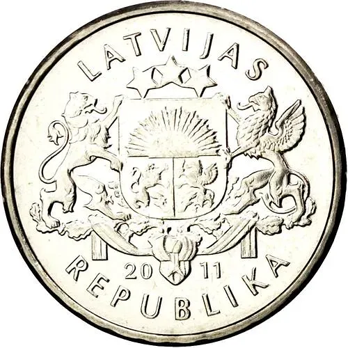 1 лат 2011, кружка [Латвия]