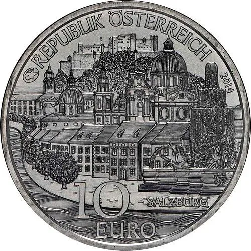 10 евро 2014, Земли Австрии - Зальцбург, Серебро [Австрия]