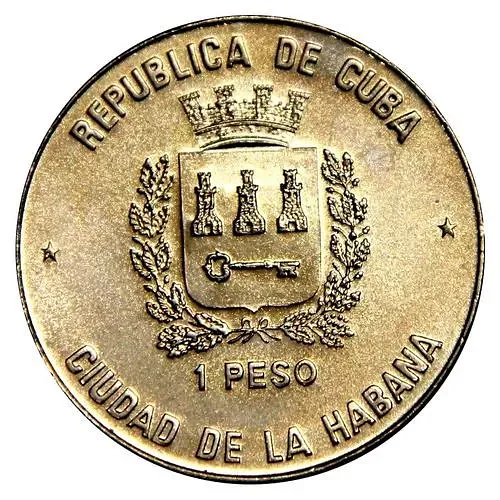1 песо 1989, Колизей [Куба]