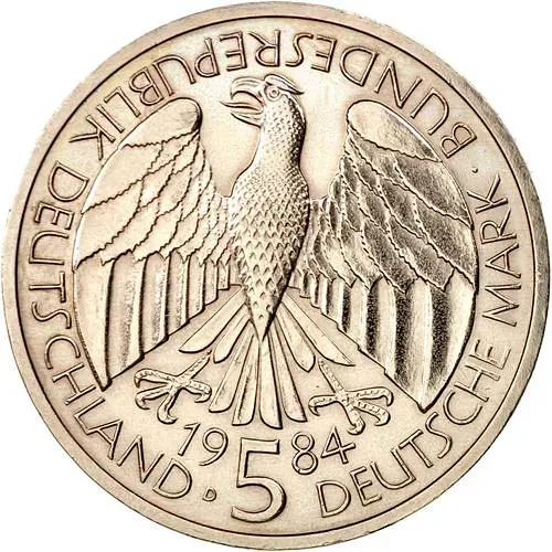 5 марок 1984, таможенный союз [Германия / ФРГ]