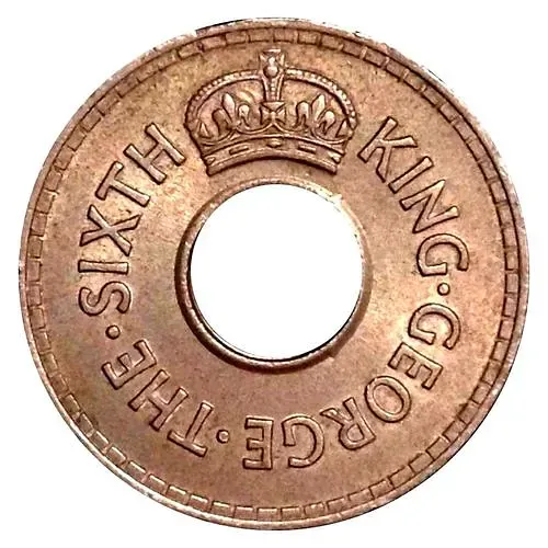 1/2 пенни 1951 [Фиджи]