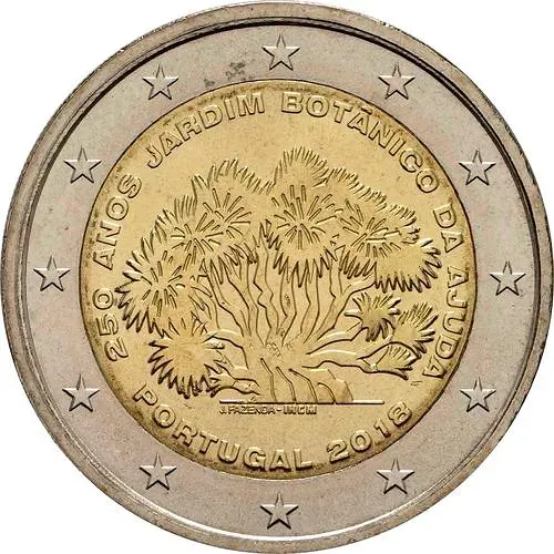 2 евро 2018, ботанический сад [Португалия]