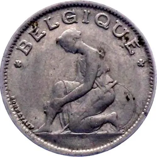 1 франк 1933, Надпись на французском - 'BELGIQUE' [Бельгия]