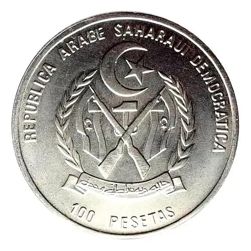 100 песет 1994, Трицератопс [Западная Сахара]