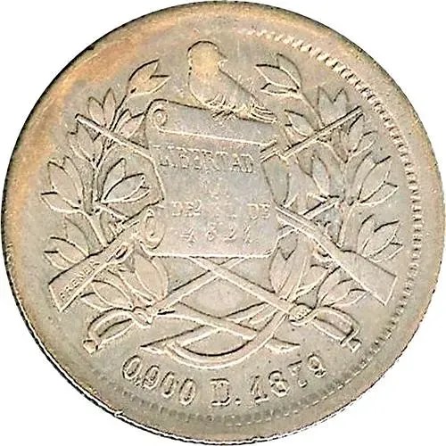 1 реал 1879 [Гватемала]