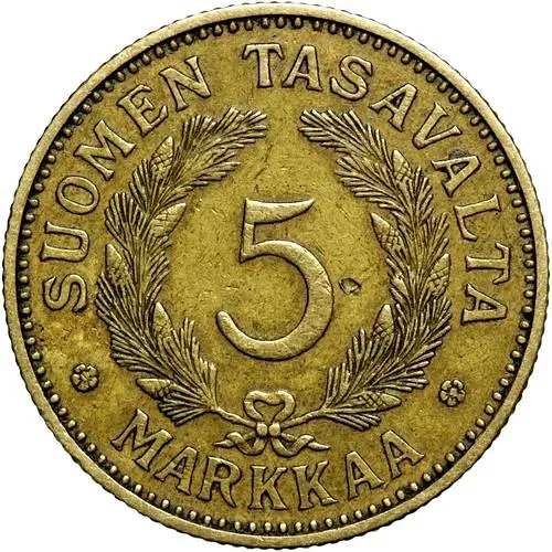 5 марок 1935, S [Финляндия]