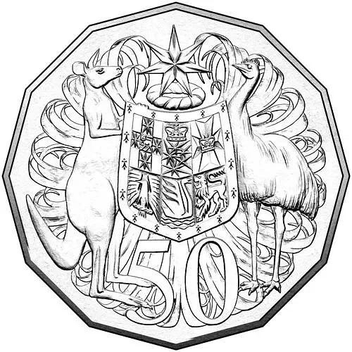 50 центов 2016, 50 лет с момента перехода на десятичную систему [Австралия]