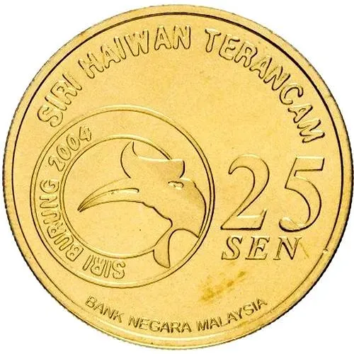 25 сенов 2004, жулан [Малайзия]