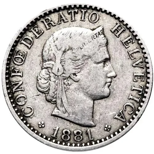 20 Rappen 1881 [Switzerland]