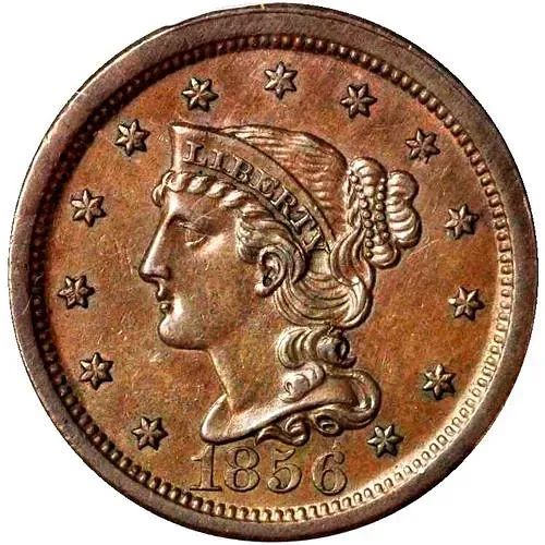 1 цент 1856, Liberty Head Cent [США]