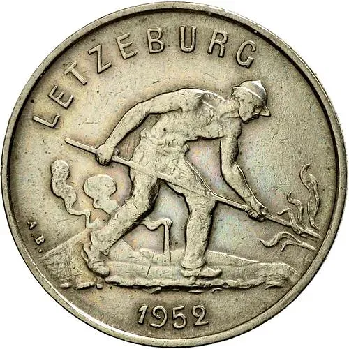 1 франк 1952 [Люксембург]