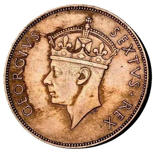 1 шиллинг 1950, без букв [Восточная Африка]