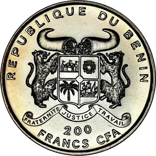 200 франков 1995, ООН [Бенин]