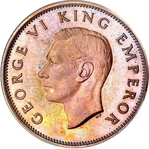 ½ пенни 1940-1947 [Новая Зеландия]