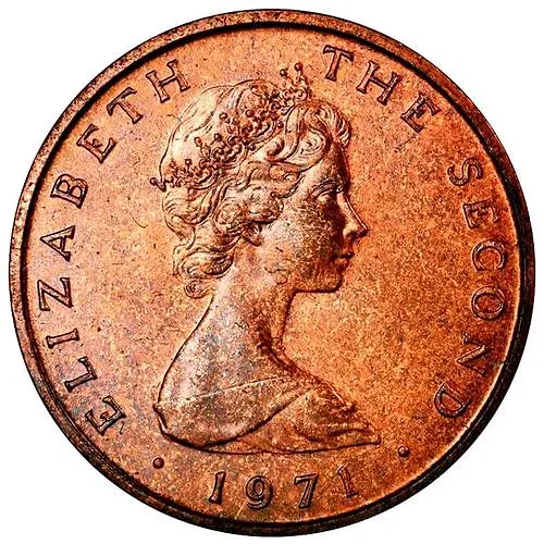 2 новых пенса 1971-1975 [Остров Мэн]