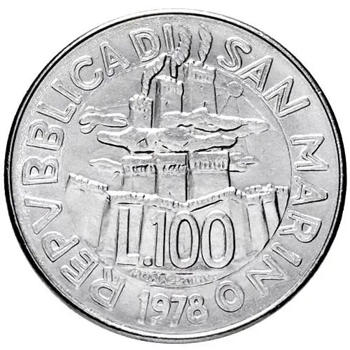 100 лир 1978, FAO (ФАО) - Продовольственная программа [Сан-Марино]